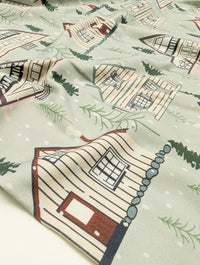 Winter Chalets Cotton Jersey Knit