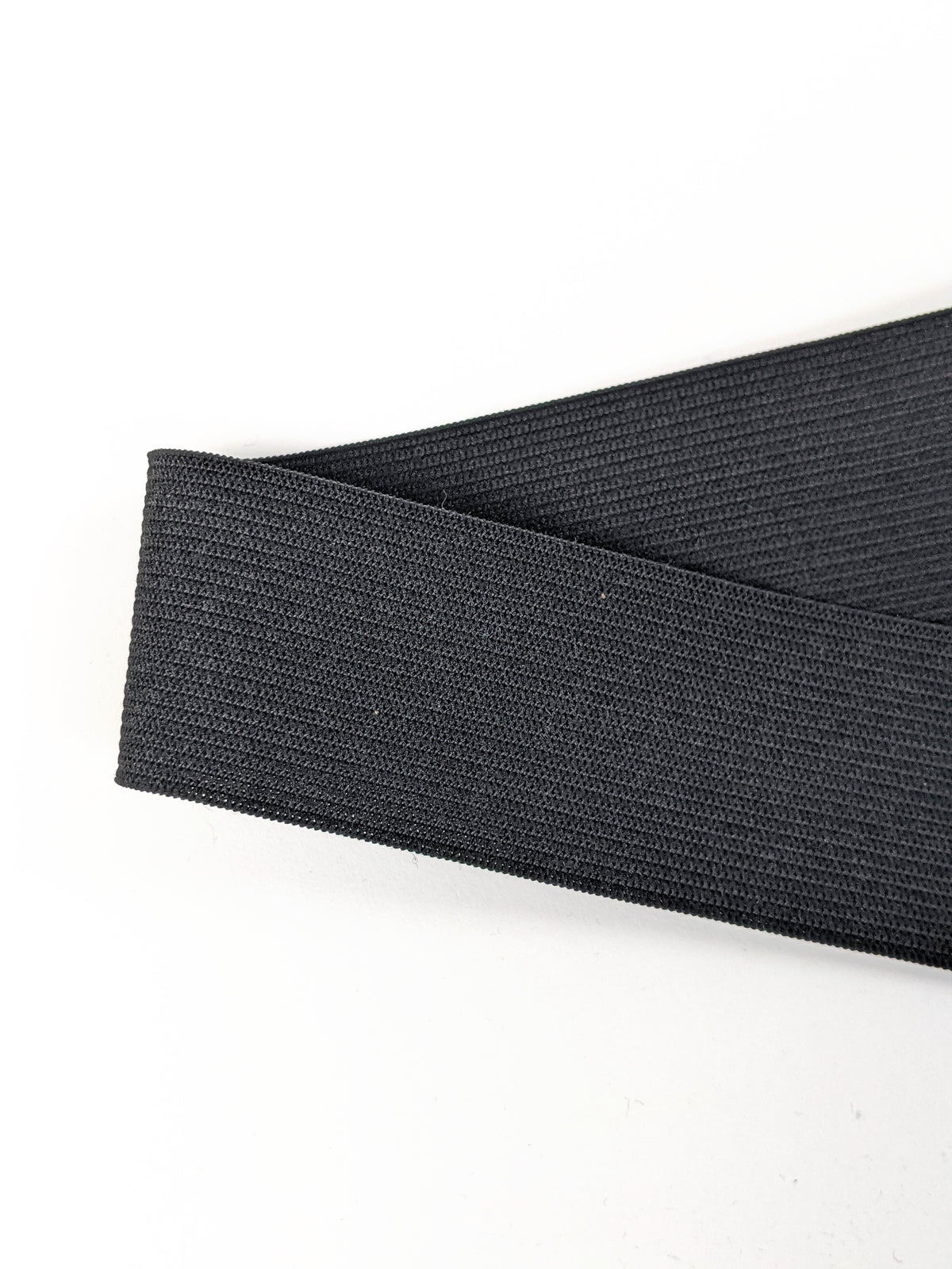 38mm (1.5") Knitted Elastic - Black