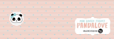 Panda Love Jersey Panel