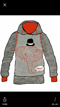 Pelho Designs, Fingeprint Animals French Terry Panel