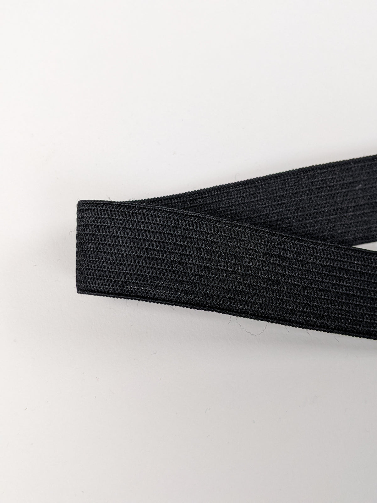 19mm (3/4") Knitted Elastic - Black
