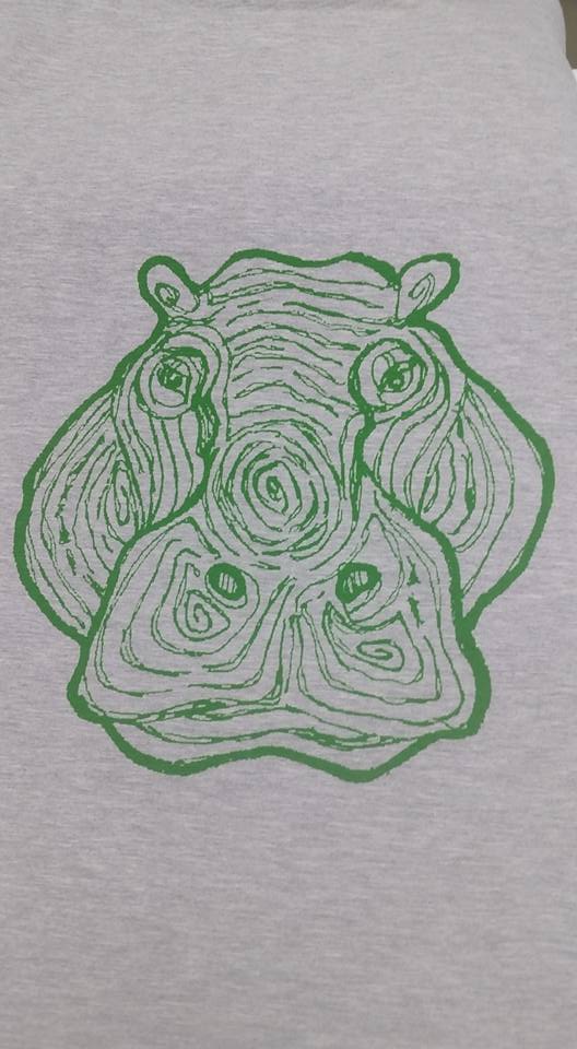 Pelho Designs, Fingeprint Animals French Terry Panel