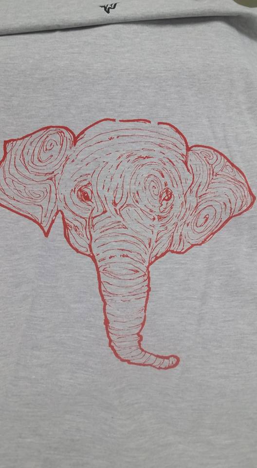 Pelho Designs, Fingeprint Animals French Terry Panel