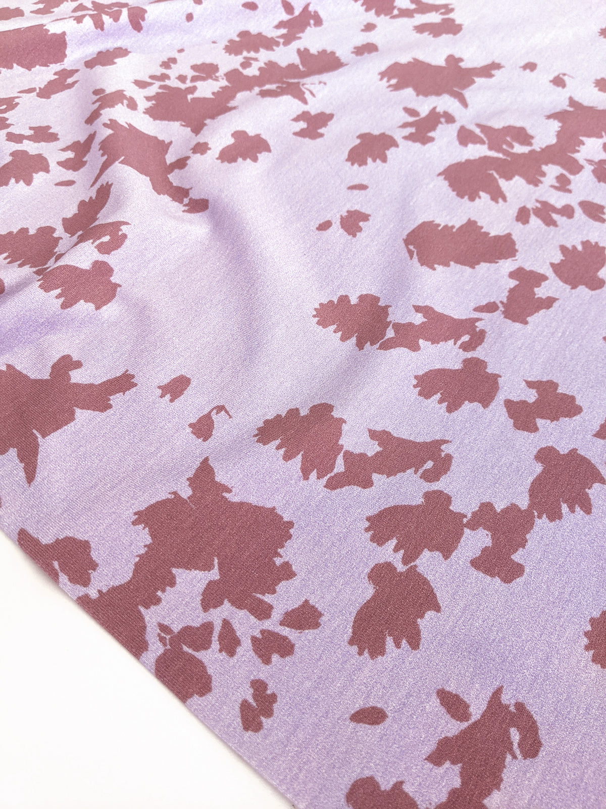 About Blue: French Terry, "Flower Shadows"