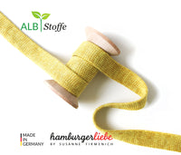 Organic Cotton Drawstring Cord - Flat 1.2cm Wide