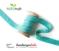 Organic Cotton Drawstring Cord - Flat 1.2cm Wide