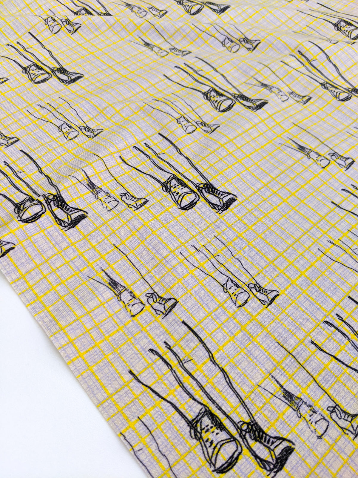 About Blue: Cotton Jersey, "When We Walk"