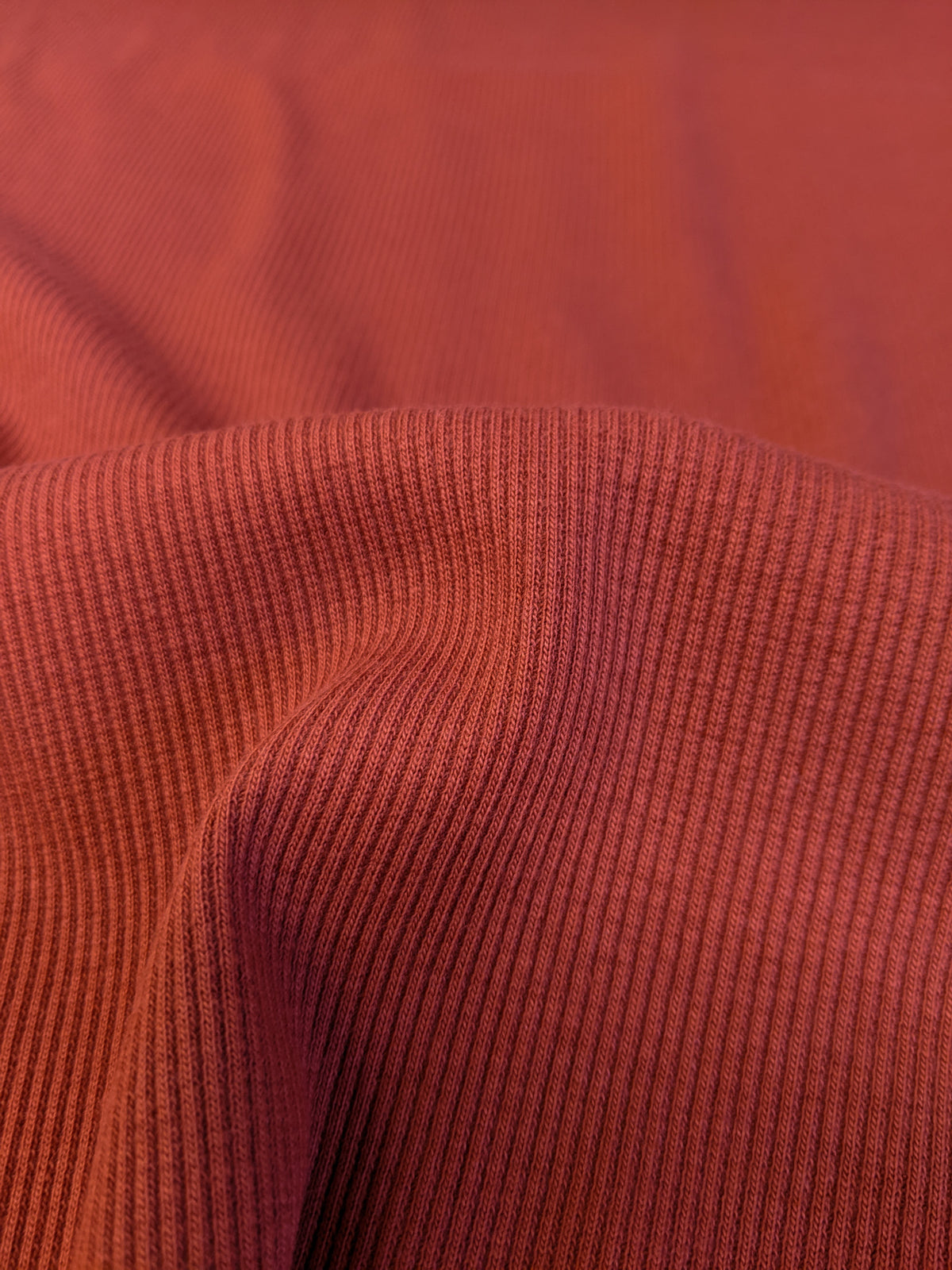Ribbed Jersey Knit- Terra