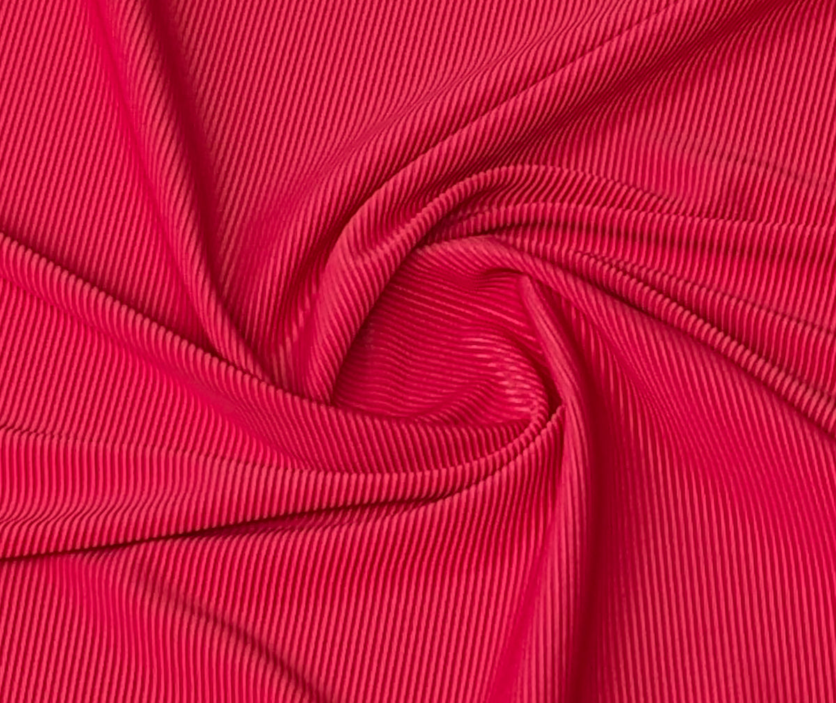 Ribbed Polyester Swim Tricot - Berry Margarita