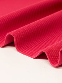 Ribbed Polyester Swim Tricot - Berry Margarita