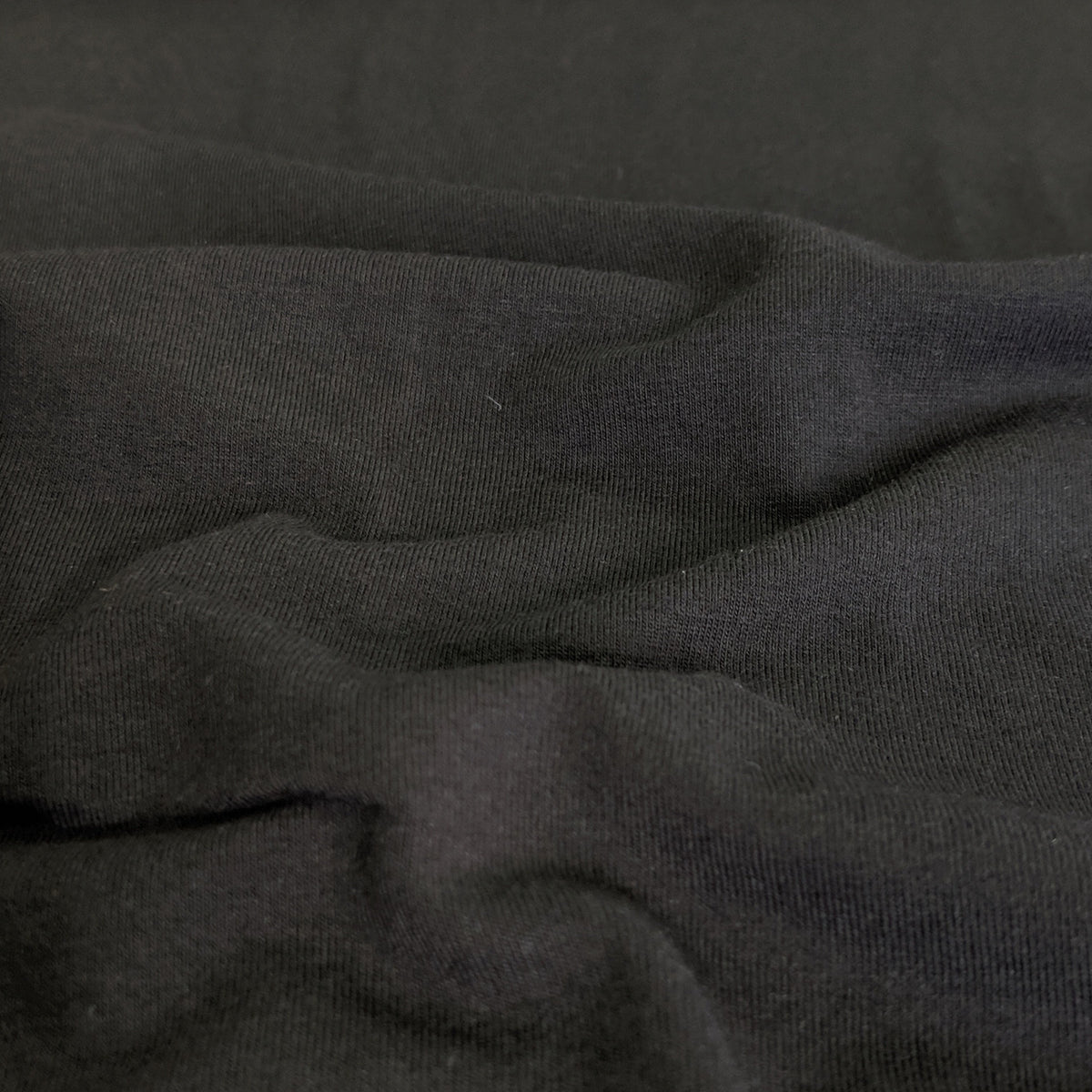 Cotton Modal Jersey Knit, Black