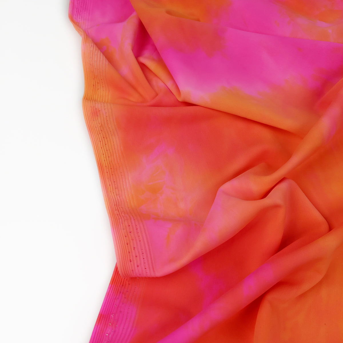 Nylon Tricot Athletic Knit - Tie Dye - Fierce