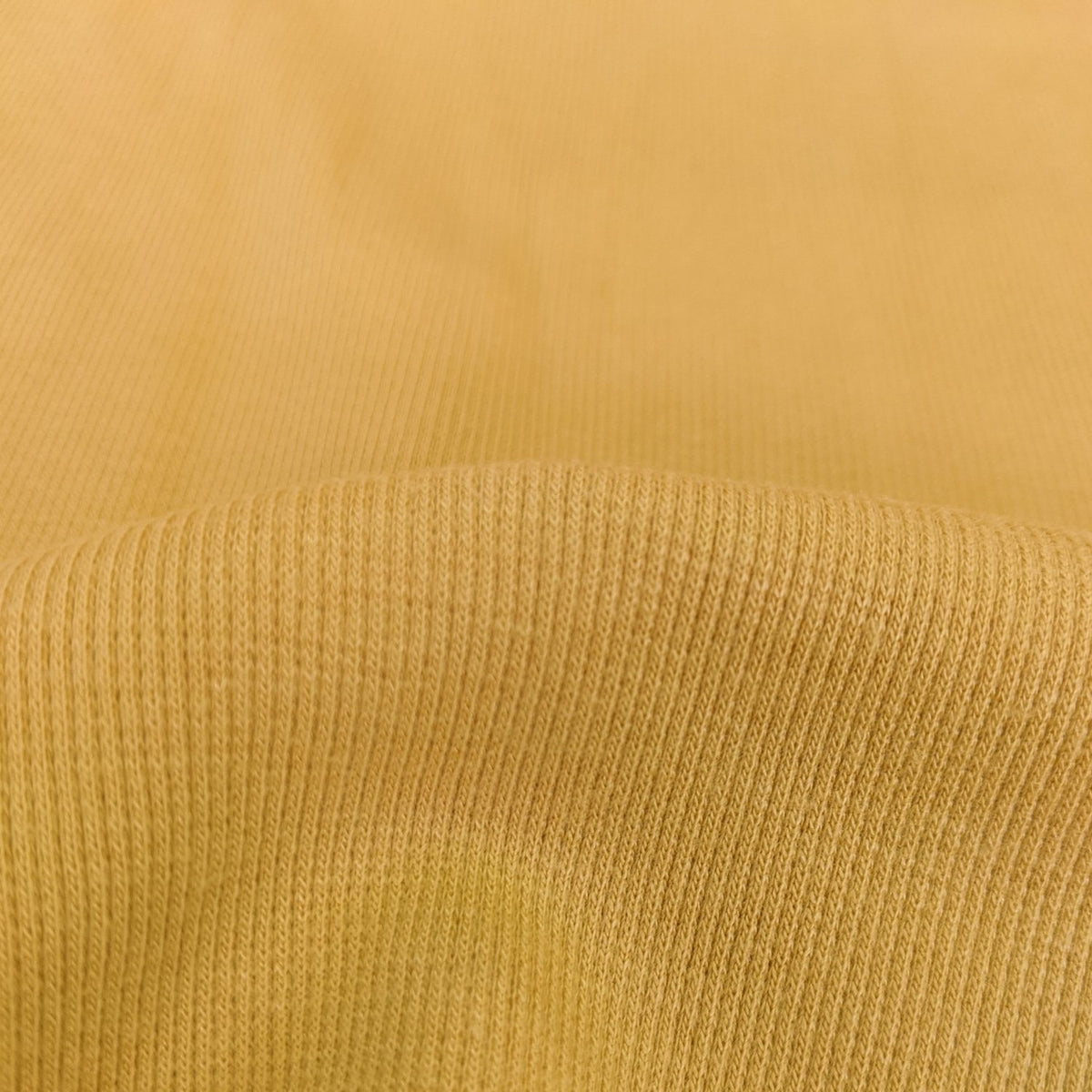 Bamboo & Cotton Stretch Fleece Coordinating Ribbing - Pineapple