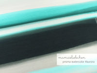Mamasliebchen: Prisma Watercolours Stretch French Terry, Aurora