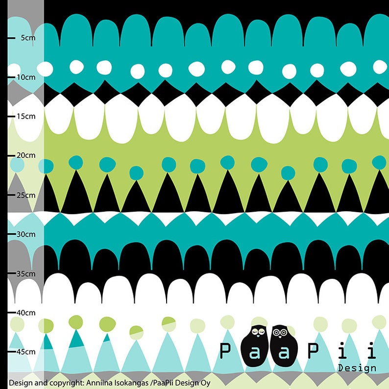 PaaPii: Jussi in Turquoise/apple green