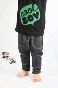 Remnant: Jeans Jersey, Black (1.6 metres)