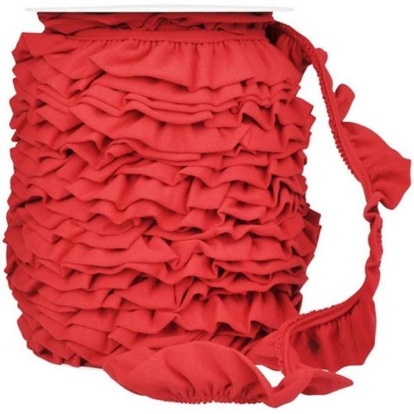 Jersey Trim, Ruffles, 3cm Wide