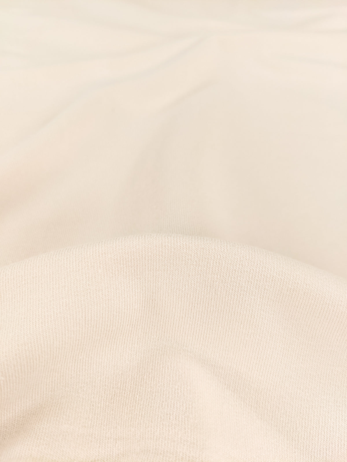 Organic Cotton French Terry Knit - Sand