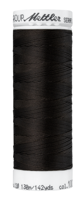 Mettler Seraflex Thread - #1002 - Very Dark Brown