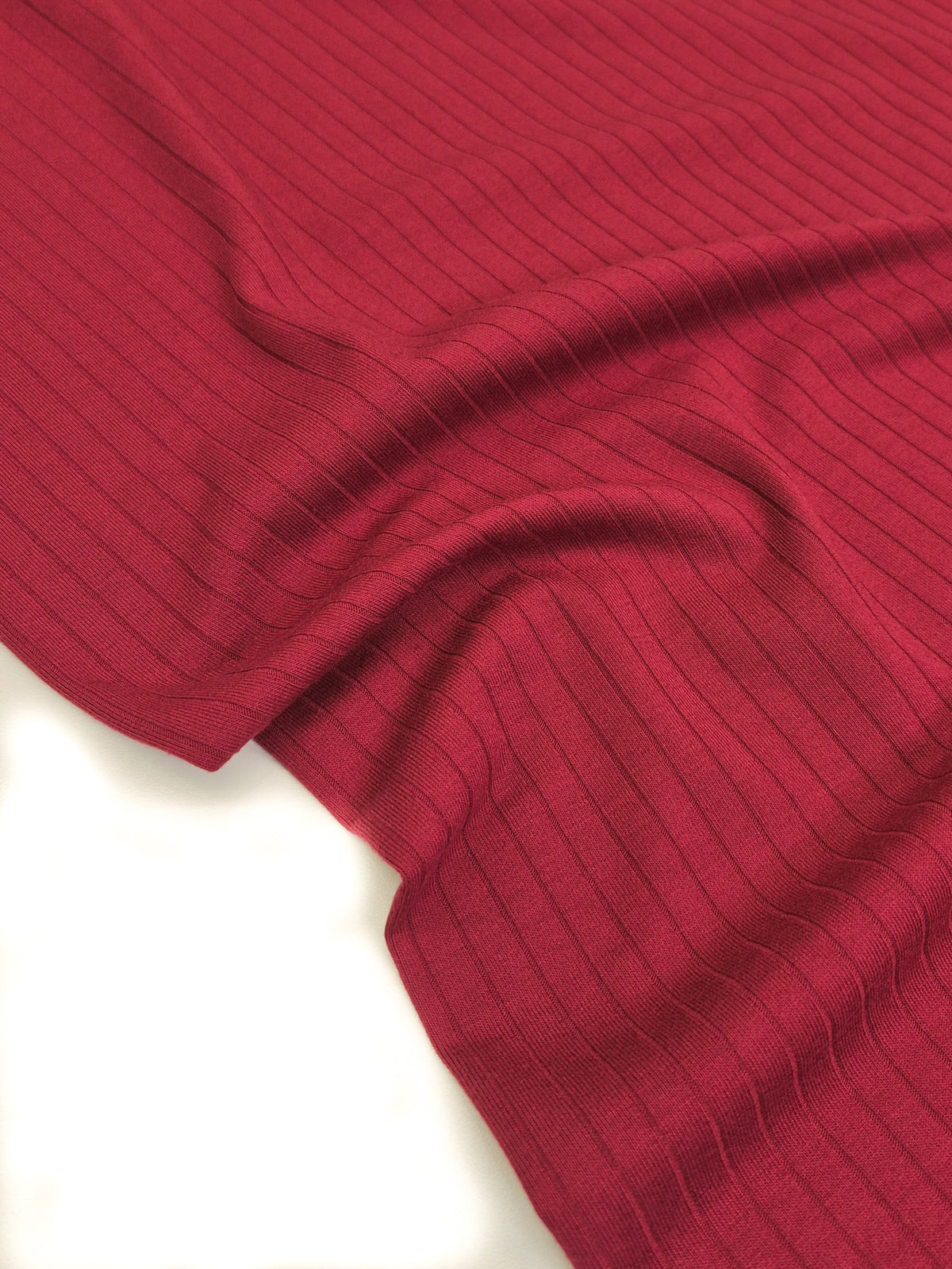 Blended Wide Rib - Scarlet