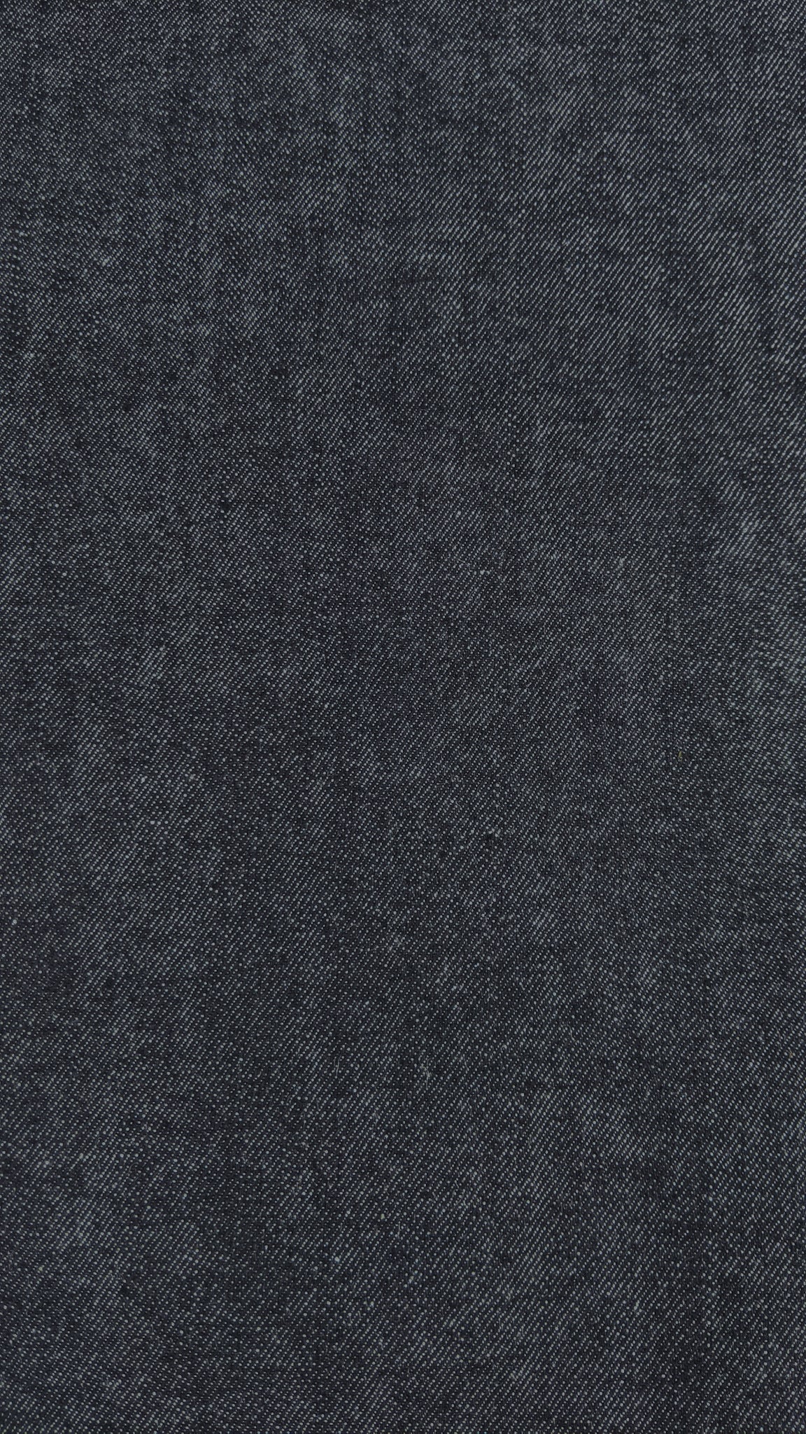 Remnant: 9oz Raw Organic Stretch Denim - Carbon Blue (1 metre)