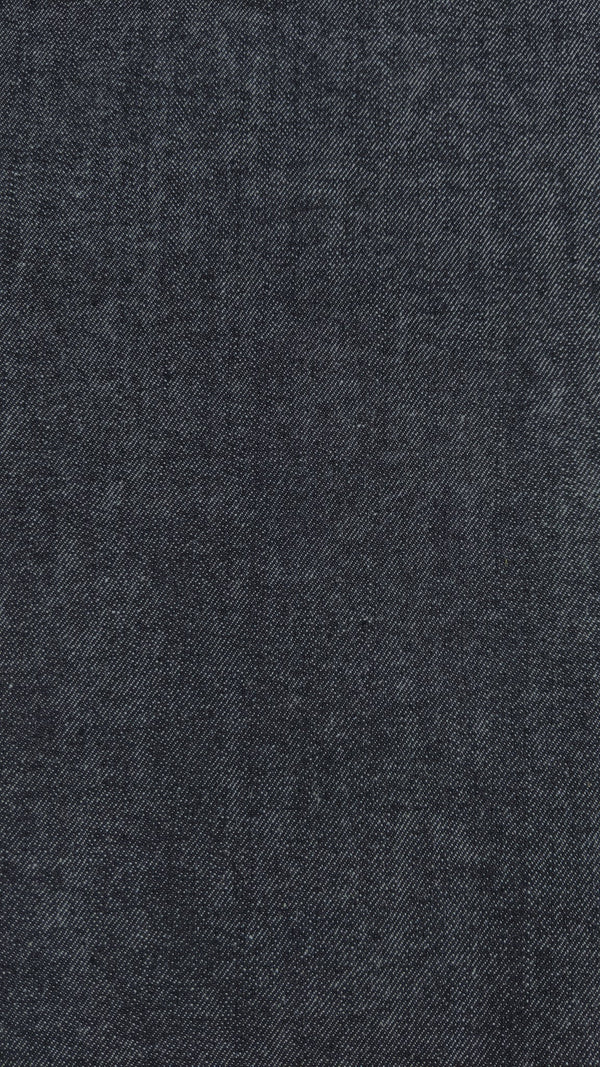 Remnant: 9oz Raw Organic Stretch Denim - Carbon Blue (1 metre)