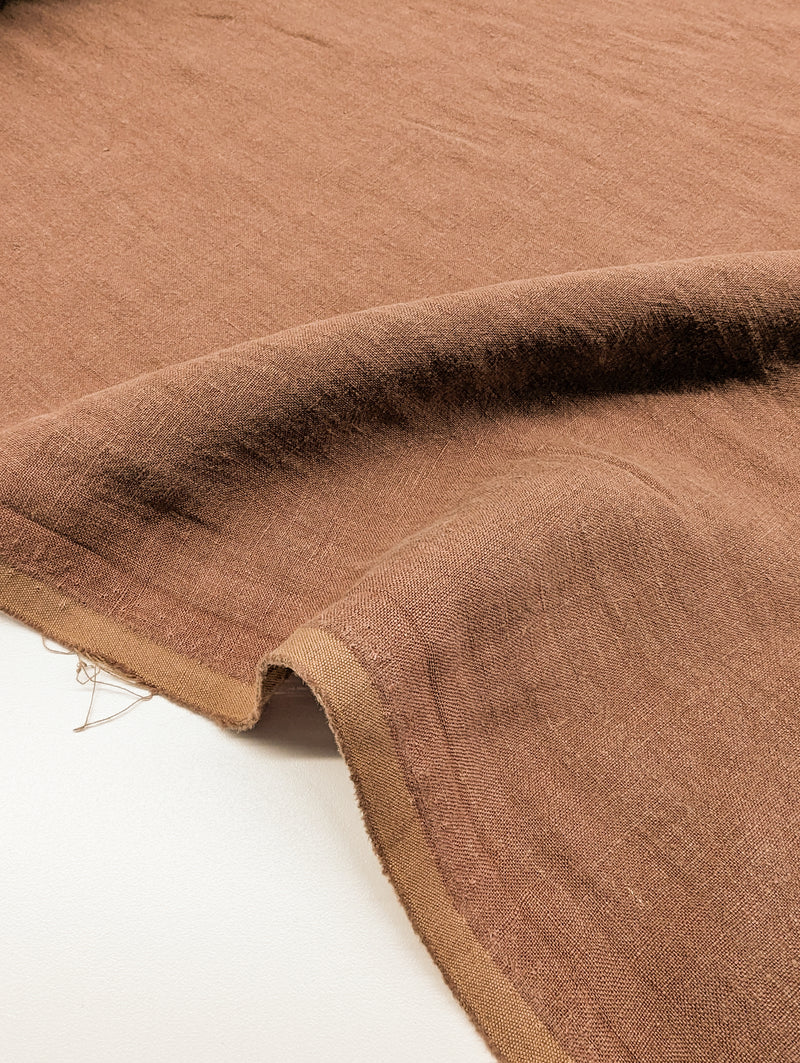 Washed Linen - Chocolate