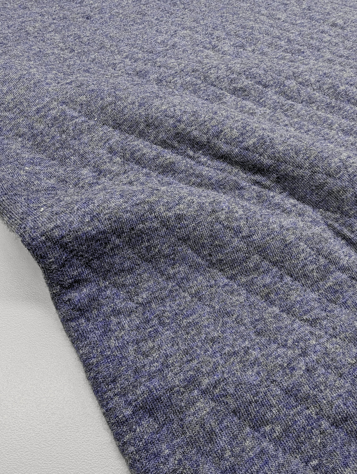 Quilted Knit - Heathered Blue