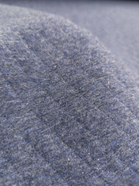 Quilted Knit - Heathered Blue