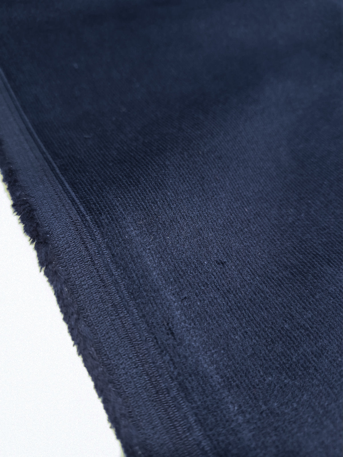 Fine Wale Stretch Cotton Corduroy - Navy