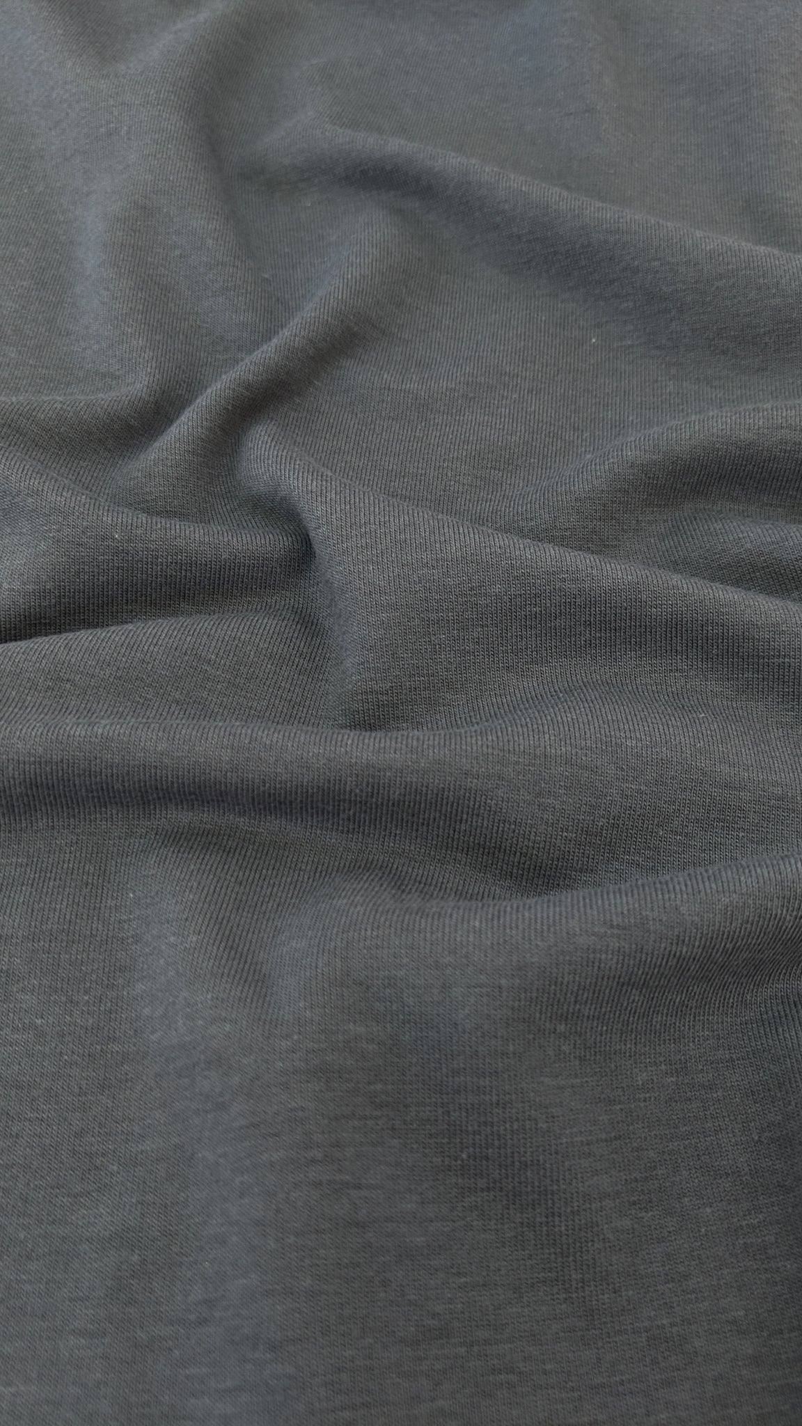 Cotton Modal Jersey Knit, Storm