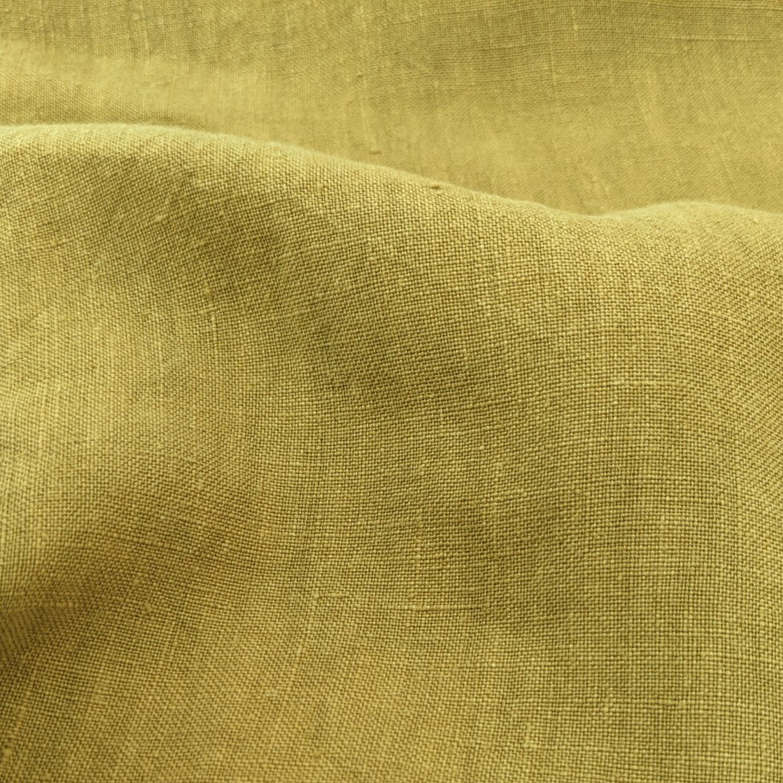 Remnant: Washed Linen - Avocado (1.15 metres)
