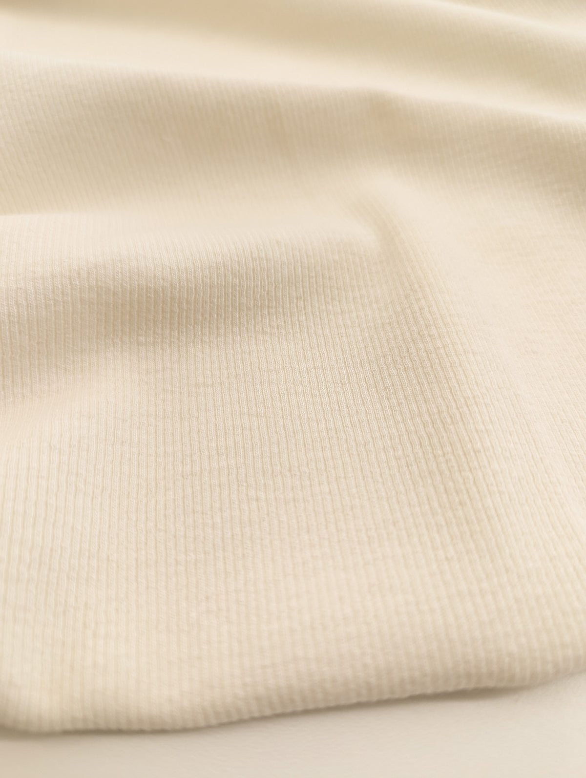 Cotton & TENCEL™ Modal Rib Knit - Cream