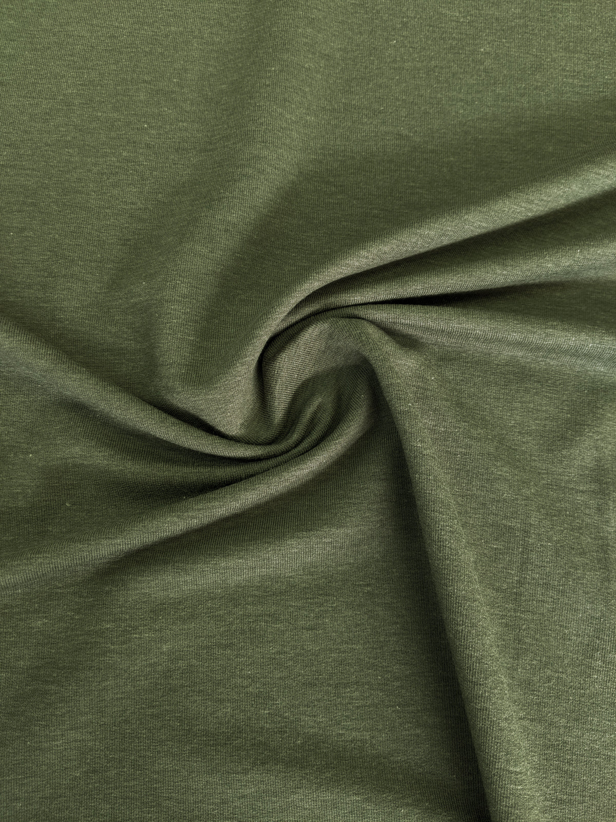 Remnant: Lyocell & Organic Cotton French Terry - Moss (1.35 metres)