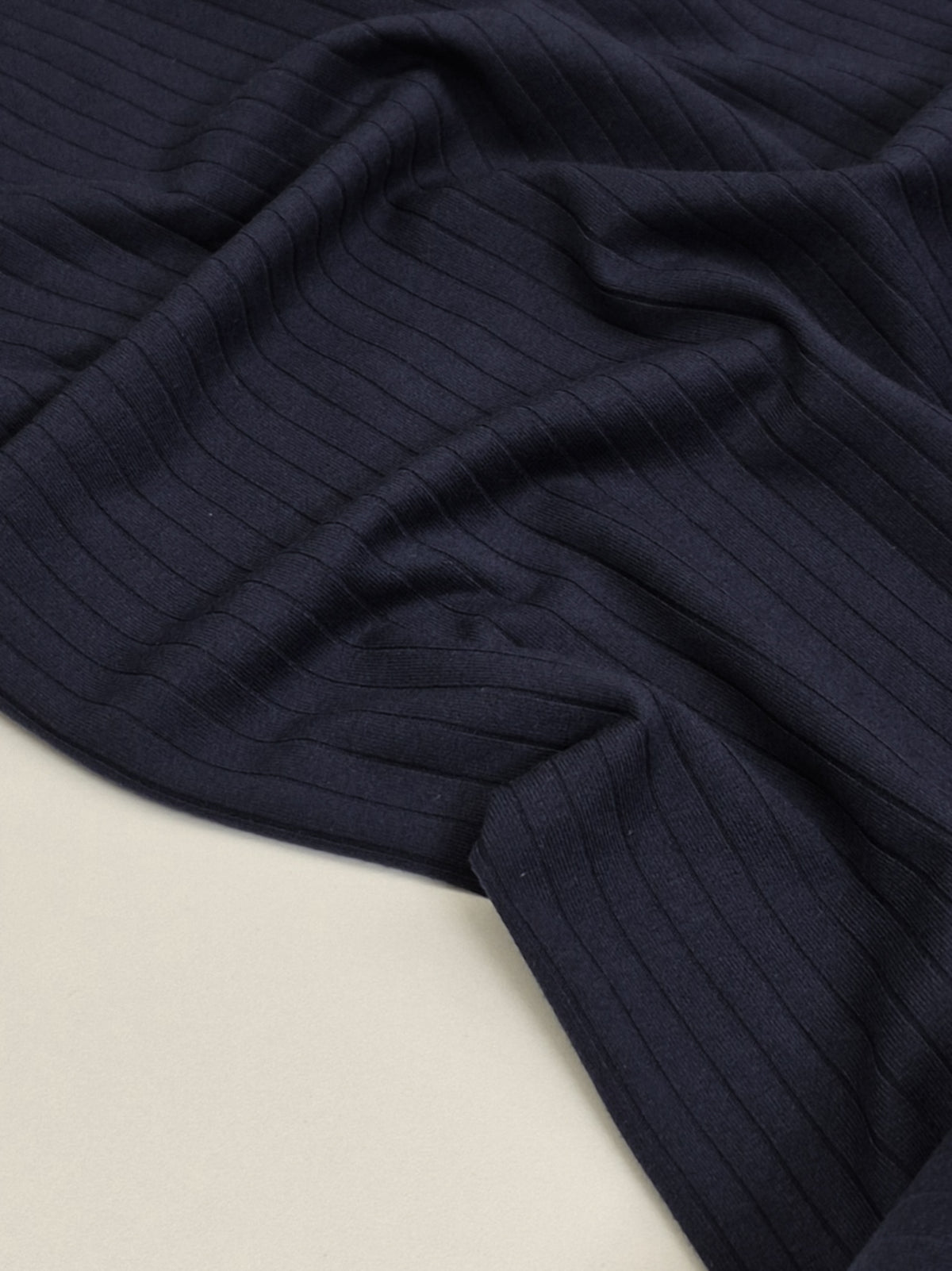 Blended Wide Rib - Ocean Navy