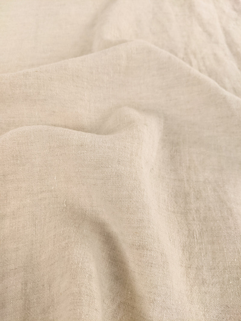 Oatmeal Linen Color Washed Linen - Oatmeal – Sitka Fabrics
