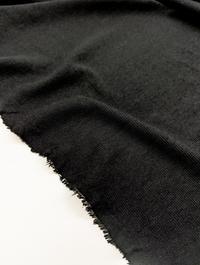 Cotton & TENCEL™ Modal Rib Knit - Raven
