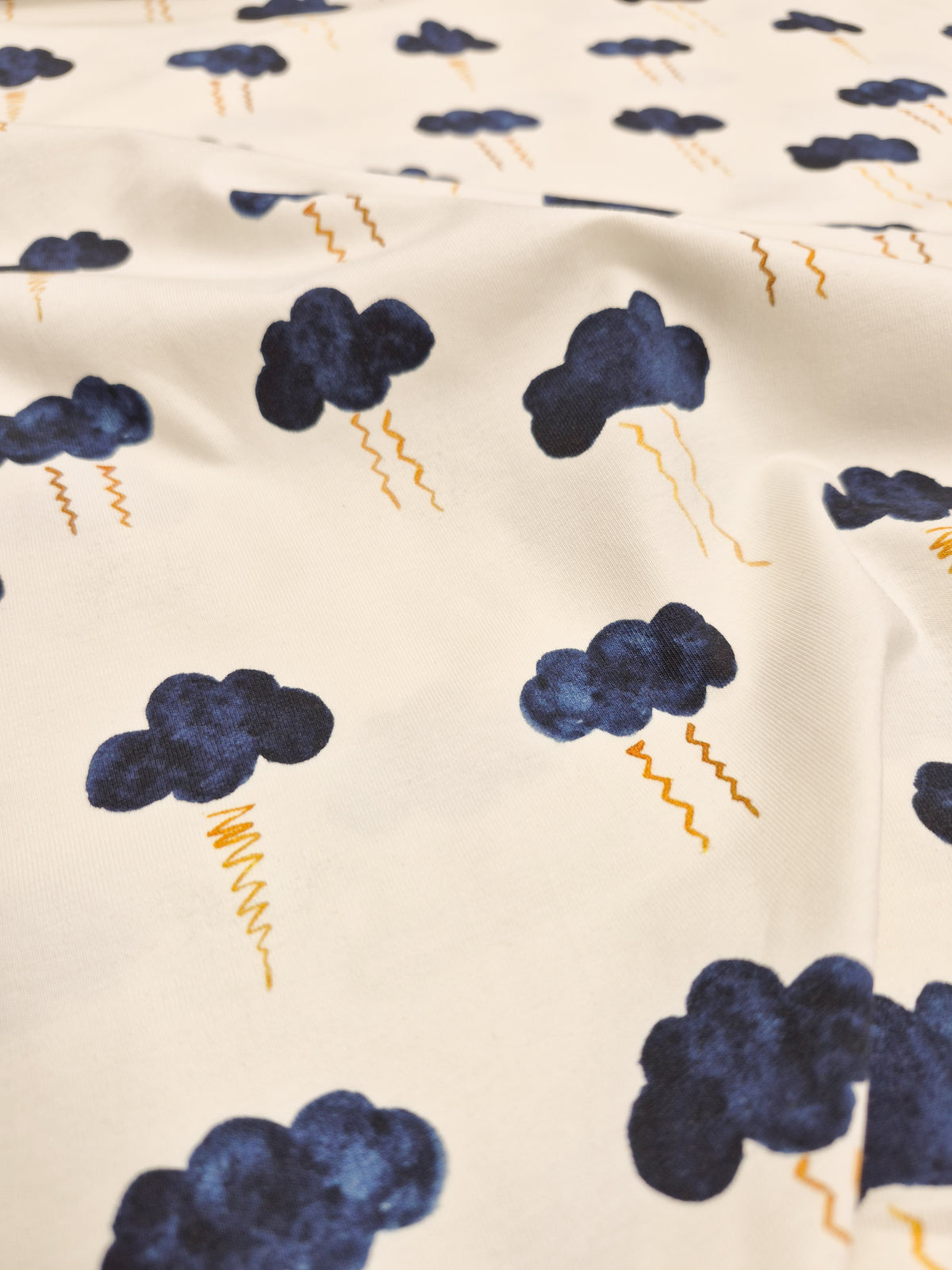 Organic Cotton Jersey Knit - Thunder