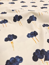 Organic Cotton Jersey Knit - Thunder