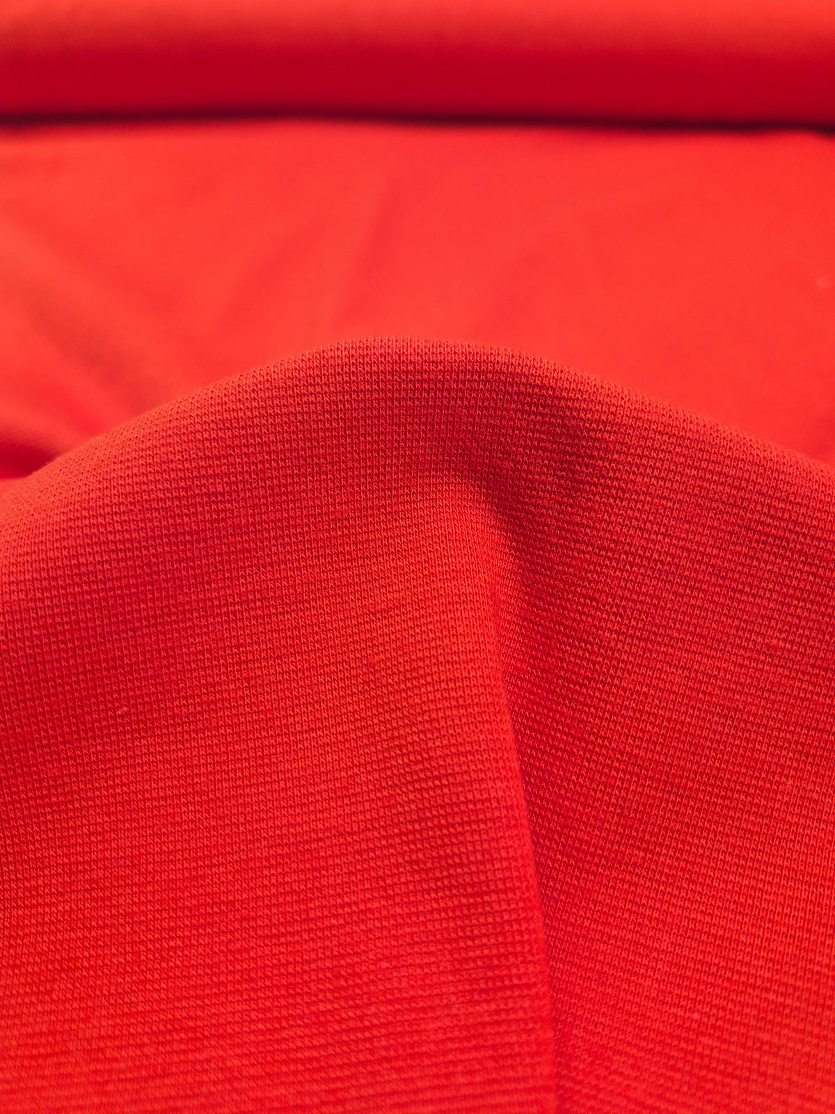 Matching Cuffing for Fleece Backed Sweatshirting - Tomato