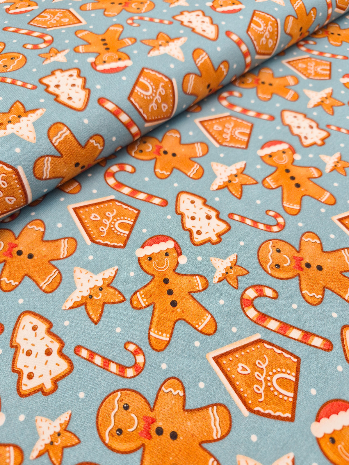 Organic Cotton Jersey - Gingerbread