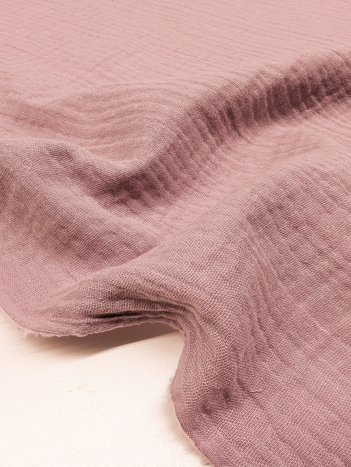 Organic Cotton Double Gauze - Lilac Organic Cotton Double Gauze - Lilac