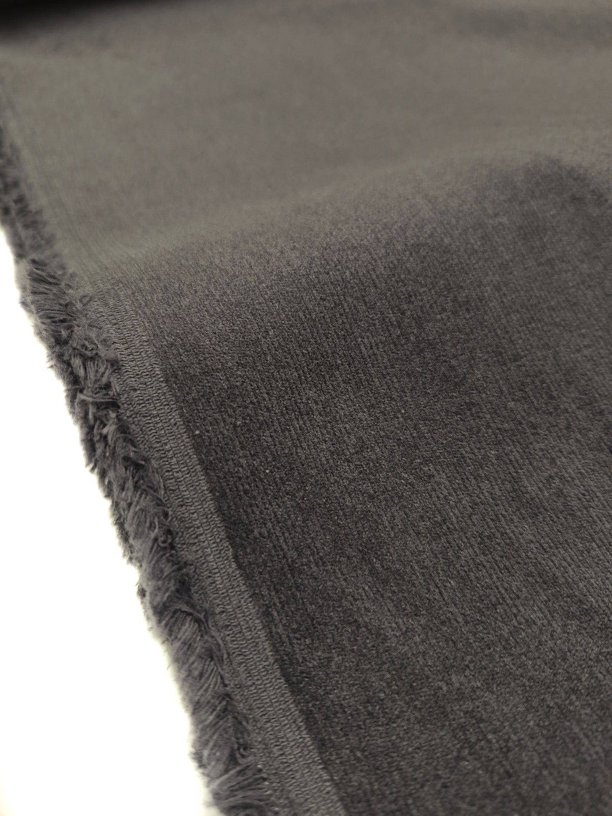 Fine Wale Stretch Cotton Corduroy - Wolf