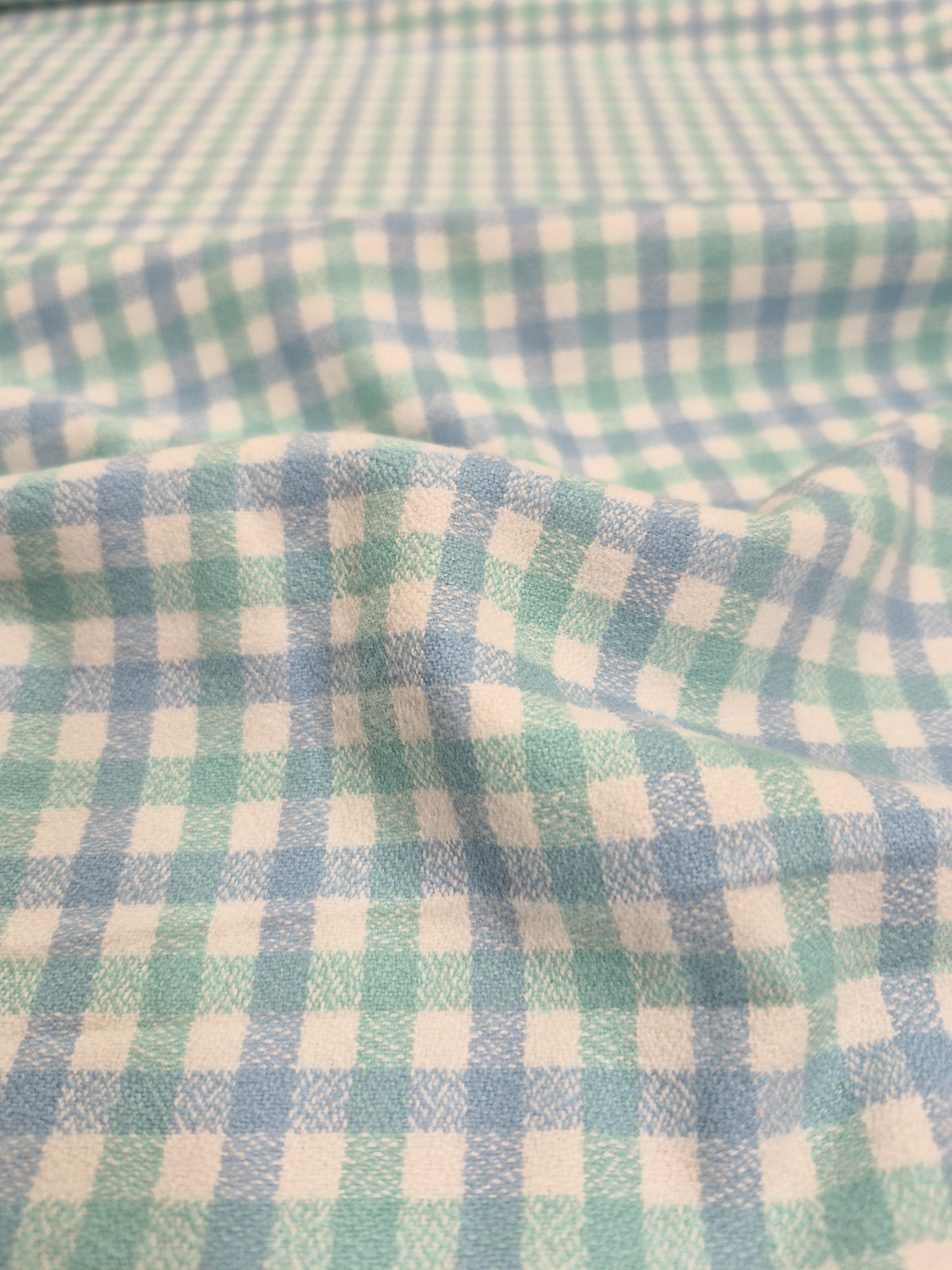 Mammoth Junior Plaid Cotton Flannel - Seaglass