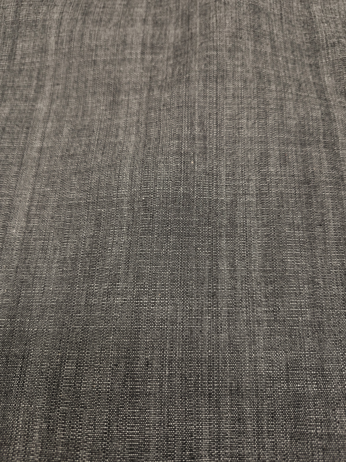 8.25oz Crosshatch Cotton Denim - Medium Grey