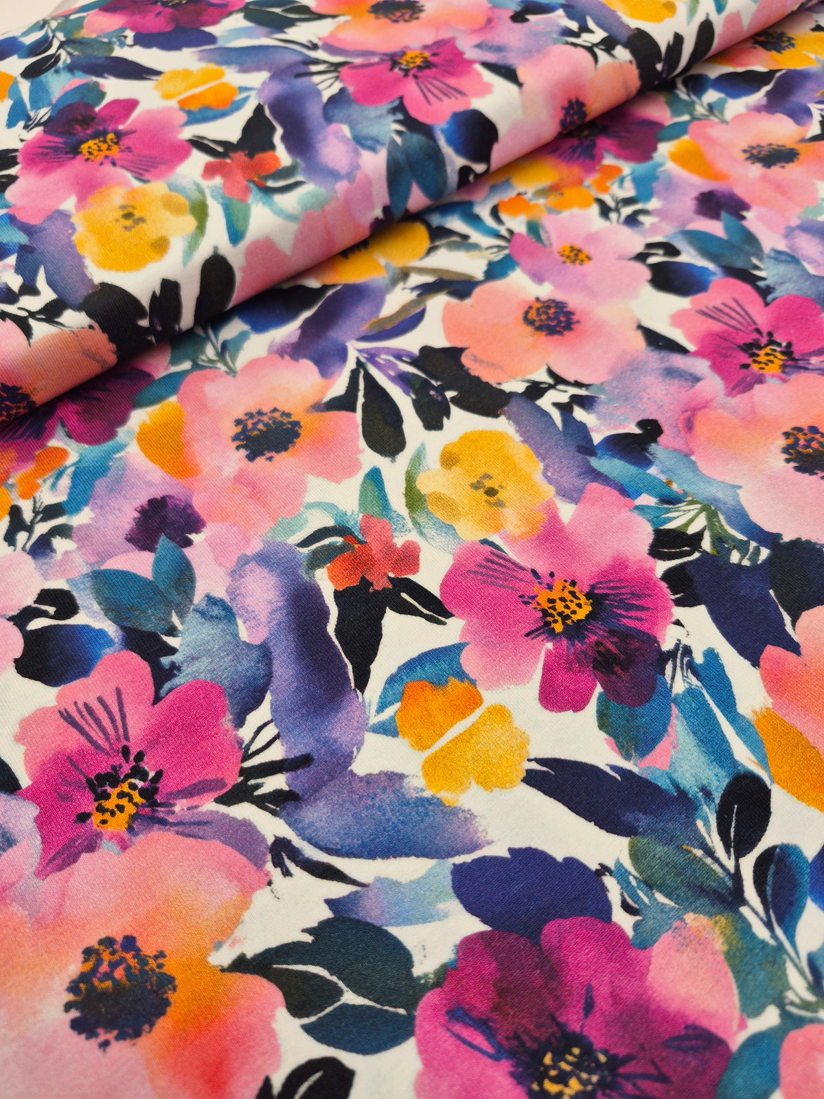 Organic Cotton Jersey - Bright Flora