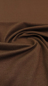 Cotton Modal Jersey Knit, Coffee Bean