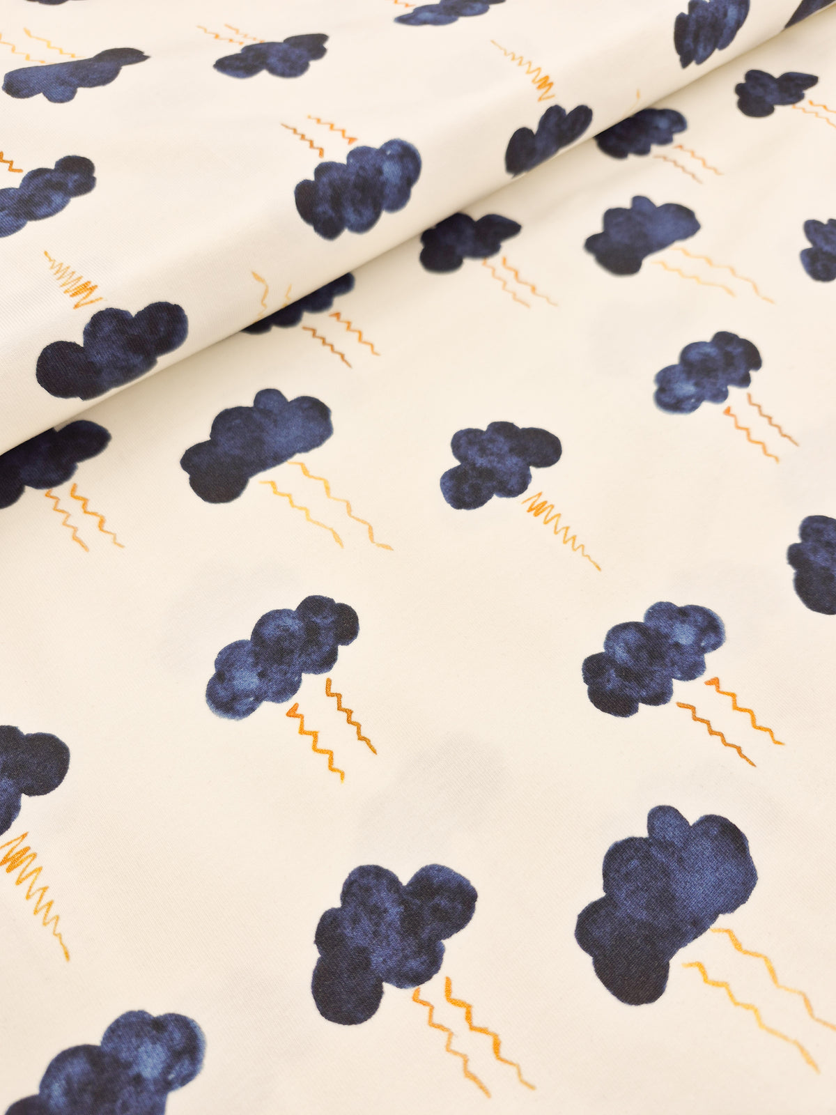 Organic Cotton Jersey Knit - Thunder