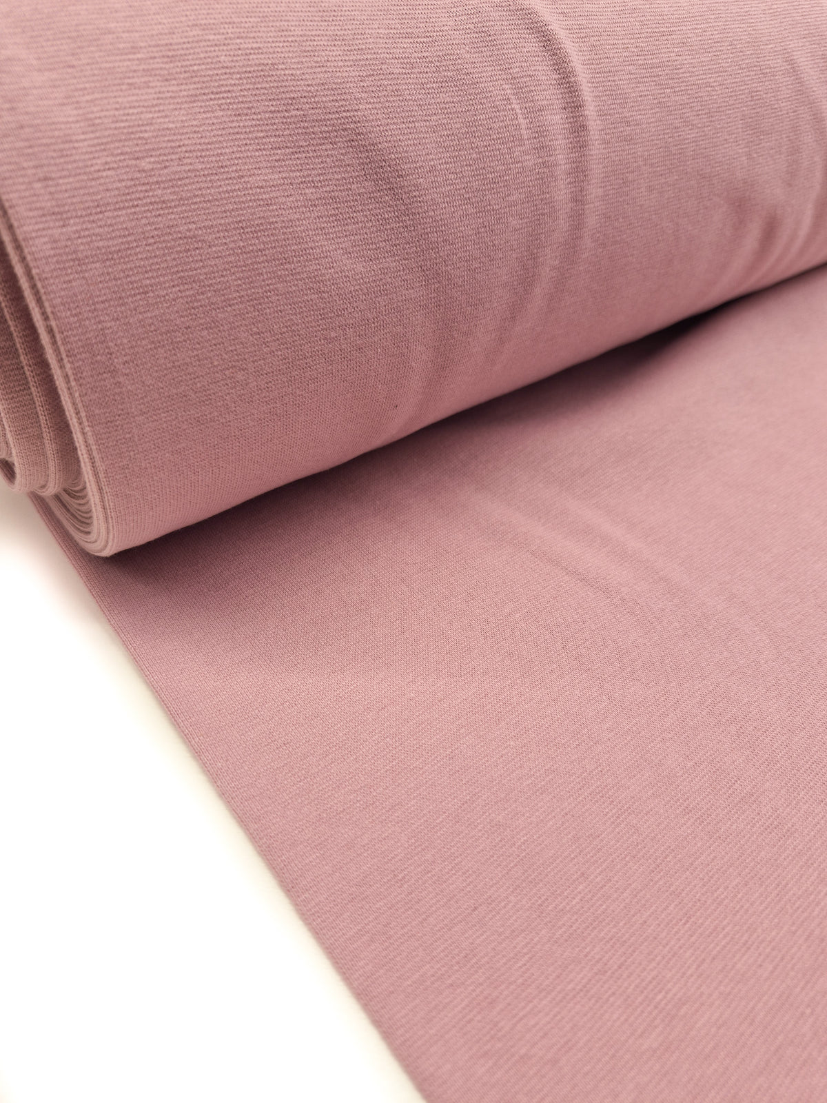 Smooth 1x1 ribbing - Pink Thistle