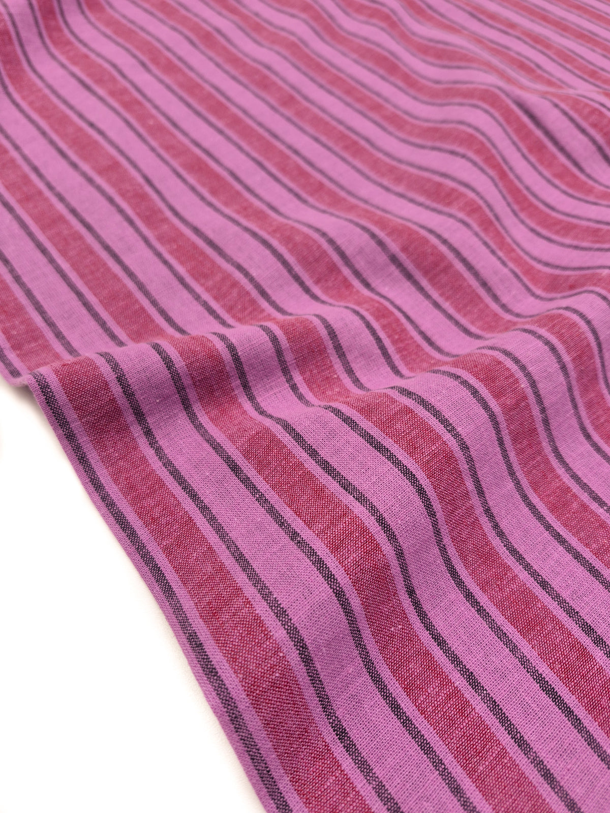Yarn Dyed Stripes - Geranium